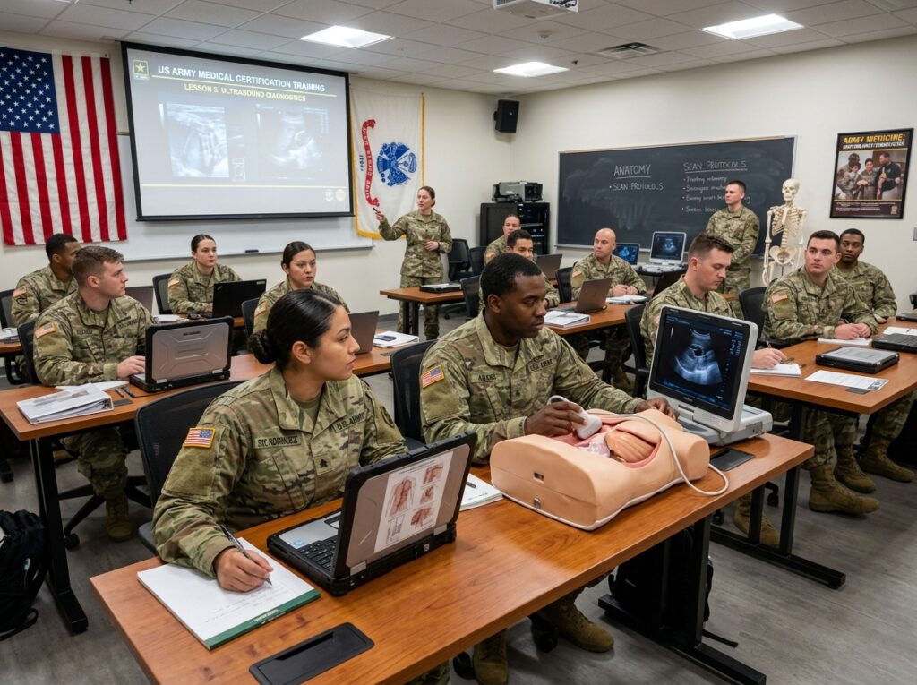 Which institutions are approved partners for the Army Career Skills Program offering IT and healthcare imaging